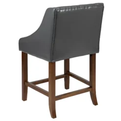 Flash Furniture Carmel Series 24" High Transitional Wood Counter Height Stool With Accent Nail Trim, Set Of 2 -Flash Furniture Sales Store GUEST 9056d0ed a9f8 404f a137 d66e62af0ed1