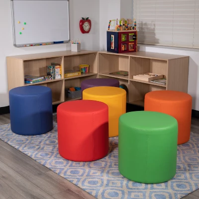 Flash Furniture Soft Seating Flexible Circle For Classrooms And Common Spaces - 18" Seat Height 2 Flash Furniture Soft Seating Flexible Circle For Classrooms And Common Spaces - 18" Seat Height - Image 2