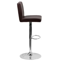 Flash Furniture Contemporary Vinyl Adjustable Height Barstool With Panel Back And Chrome Base -Flash Furniture Sales Store GUEST 910fdd06 3acf 4120 a891 ae7c330ce877