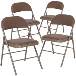 Flash Furniture 4 Pack HERCULES Series Double Braced Vinyl Folding Chair -Flash Furniture Sales Store GUEST 913d7210 fb4d 43bd 83d4 11b2f26954dd