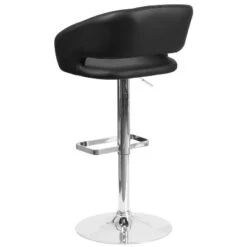 Flash Furniture Contemporary Vinyl Adjustable Height Barstool With Rounded Mid-Back -Flash Furniture Sales Store GUEST 920a903b c366 41b7 921a 8752668b04ed