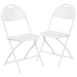 Flash Furniture 2 Pack HERCULES Series 650 Lb. Capacity Plastic Fan Back Folding Chair -Flash Furniture Sales Store GUEST 945c8810 1276 4de5 82ad 2d9c656d042b