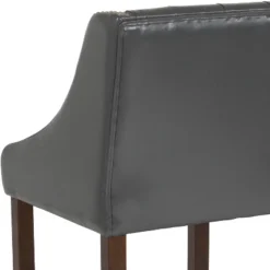Flash Furniture Carmel Series 24" High Transitional Tufted Walnut Counter Height Stool With Accent Nail Trim -Flash Furniture Sales Store GUEST 94cd0cf7 7eda 407d b06d 78595531832a
