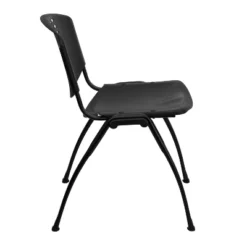 Flash Furniture HERCULES Series 880 Lb. Capacity Black Plastic Stack Chair With Oval Cutout Back And Black Frame -Flash Furniture Sales Store GUEST 94e0efde caa8 47ed 84ad 9ce5841bea37