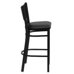Flash Furniture Black Coffee Back Metal Restaurant Barstool -Flash Furniture Sales Store GUEST 95603c17 e011 4f18 b396 3fbb76287cb9