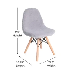 Flash Furniture Zula Kid's Set Of 2 Modern Padded Armless Faux Shearling Accent Chairs With Beechwood Legs -Flash Furniture Sales Store GUEST 95951fea 39e4 44e3 af5d 8b0a6f8ee0db