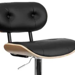 Flash Furniture Bentwood Adjustable Height Barstool With Button Tufted Vinyl Upholstery -Flash Furniture Sales Store GUEST 95be565f 614c 41df 961f a81958206870