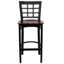 Flash Furniture Black Window Back Metal Restaurant Barstool -Flash Furniture Sales Store GUEST 967a8a0a f1b3 4aff a4b9 ad63f35cdbaa