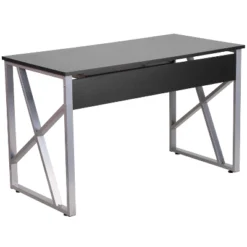 Flash Furniture Black Computer Desk With Pull-Out Keyboard Tray And Cross-Brace Frame 9 Flash Furniture Black Computer Desk With Pull-Out Keyboard Tray And Cross-Brace Frame -Flash Furniture Sales Store GUEST 97f61992 6b26 40c3 8c78 213f9286befb