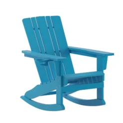 Flash Furniture Halifax HDPE Adirondack Chair With Cup Holder And Pull Out Ottoman, All-Weather HDPE Indoor/Outdoor Chair -Flash Furniture Sales Store GUEST 982097d2 967f 413f a12f 7ee9cad4ba26