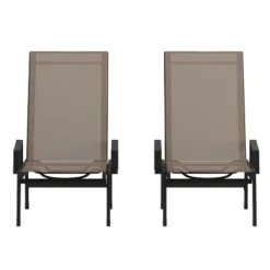 Flash Furniture Brazos Set Of 2 Adjustable Chaise Lounge Chairs With Arms, All-Weather Outdoor Five-Position Recliners 25 Flash Furniture Brazos Set Of 2 Adjustable Chaise Lounge Chairs With Arms, All-Weather Outdoor Five-Position Recliners -Flash Furniture Sales Store GUEST 9b23317e c63f 4ca2 8807 5a145b255980