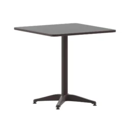 Flash Furniture Mellie 27.5'' Square Aluminum Indoor-Outdoor Table With Base -Flash Furniture Sales Store GUEST 9d2b6c7b c213 468c a499 932c4ca5aa77
