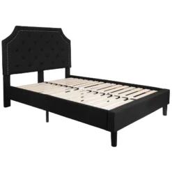 Flash Furniture Brighton Tufted Upholstered Platform Bed With 10 Inch CertiPUR-US Certified Foam And Pocket Spring Mattress -Flash Furniture Sales Store GUEST 9dde0e00 fece 4526 b63a fdc1a29a7482