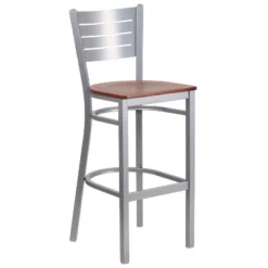 Flash Furniture Silver Slat Back Metal Restaurant Barstool -Flash Furniture Sales Store GUEST 9e6fdb1e 3745 424e a59e c36bfc546464