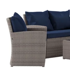 Flash Furniture Aransas Series 4 Piece Patio Set With Back Pillows And Seat Cushions -Flash Furniture Sales Store GUEST a1396f54 a771 45e2 a398 63a09a076aca
