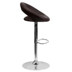 Flash Furniture Contemporary Vinyl Rounded Orbit-Style Back Adjustable Height Barstool With Chrome Base -Flash Furniture Sales Store GUEST a1d4db50 2014 4161 b9f6 9f1eb8ba091e