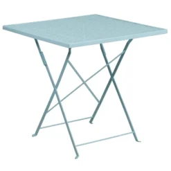 Flash Furniture Oia Commercial Grade 28" Square Indoor-Outdoor Steel Folding Patio Table -Flash Furniture Sales Store GUEST a26159f6 3c4c 4000 a690 509034c129bb