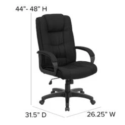 Flash Furniture High Back Multi-Line Stitch Upholstered Executive Swivel Office Chair With Arms -Flash Furniture Sales Store GUEST a31ece8a 4af9 47fb 800b 9436a4433170