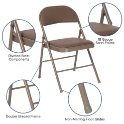 Flash Furniture 4 Pack HERCULES Series Double Braced Vinyl Folding Chair -Flash Furniture Sales Store GUEST a4616059 afce 4c52 9da7 f2b42d8fda1b