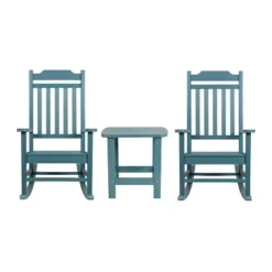 Flash Furniture Set Of 2 Winston All-Weather Poly Resin Rocking Chairs With Accent Side Table 25 Flash Furniture Set Of 2 Winston All-Weather Poly Resin Rocking Chairs With Accent Side Table -Flash Furniture Sales Store GUEST a461980b c1cd 4f9d 9313 09256eee0a48