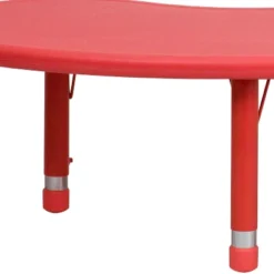 Flash Furniture 35"W X 65"L Half-Moon Plastic Height Adjustable Activity Table 16 Flash Furniture 35"W X 65"L Half-Moon Plastic Height Adjustable Activity Table -Flash Furniture Sales Store GUEST a5629b8e b7a1 4da3 acfc c7ea69121ec5