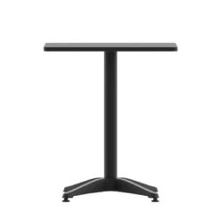 Flash Furniture Mellie 23.5'' Square Aluminum Indoor-Outdoor Table With Base -Flash Furniture Sales Store GUEST a59f1c79 429b 4029 bcba c3d5000bcc06