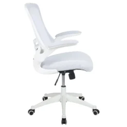 Flash Furniture Mid-Back White Mesh Swivel Ergonomic Task Office Chair With White Frame And Flip-Up Arms 21 Flash Furniture Mid-Back White Mesh Swivel Ergonomic Task Office Chair With White Frame And Flip-Up Arms -Flash Furniture Sales Store GUEST a8eca05b b3d0 4d7e b596 b43888653863