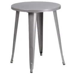 Flash Furniture Commercial Grade 24" Round Metal Indoor-Outdoor Table -Flash Furniture Sales Store GUEST a975db80 33ce 404c b031 cbac98e87e66