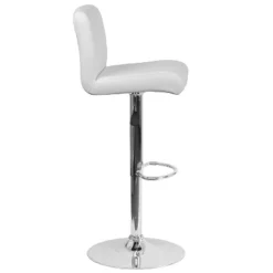 Flash Furniture Contemporary Vinyl Adjustable Height Barstool With Rolled Seat And Chrome Base -Flash Furniture Sales Store GUEST a9e9ae30 72cb 41de a39a 356cbc9d11cf