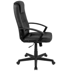 Flash Furniture Biscayne Flash Fundamentals High Back Black LeatherSoft-Padded Task Office Chair With Arms -Flash Furniture Sales Store GUEST aadedaa3 fd1f 48aa bf72 2c8816bfdedb