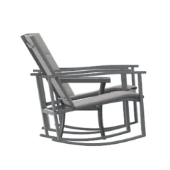 Flash Furniture Brazos 3 Piece Outdoor Rocking Chair Bistro Set With Flex Comfort Material And Metal Framed Glass Top Table -Flash Furniture Sales Store GUEST ab43a331 54ed 4728 9a92 5cca05950c09