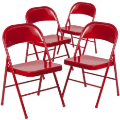 Flash Furniture 4 Pack HERCULES Series Double Braced Metal Folding Chair 23 Flash Furniture 4 Pack HERCULES Series Double Braced Metal Folding Chair -Flash Furniture Sales Store GUEST abb0f3ce 2b9f 41b1 aa81 c07cd0a4567b