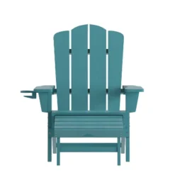 Flash Furniture Newport HDPE Adirondack Chair With Cup Holder And Pull Out Ottoman, All-Weather HDPE Indoor/Outdoor Lounge Chair -Flash Furniture Sales Store GUEST aca4aa7d ef0f 43e6 ab48 75af2f0b75c6