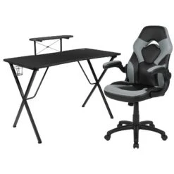 Flash Furniture Gaming Desk And Racing Chair Set With Cup Holder, Headphone Hook, And Monitor/Smartphone Stand -Flash Furniture Sales Store GUEST ae2e9b8b 9a7b 483b bd71 c390b00712b7