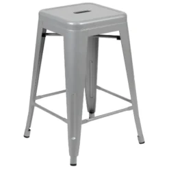 Flash Furniture 24" High Metal Counter-Height, Indoor Bar Stool - Stackable Set Of 4 -Flash Furniture Sales Store GUEST aee23283 8133 4804 b7df 8a58232ffa1e