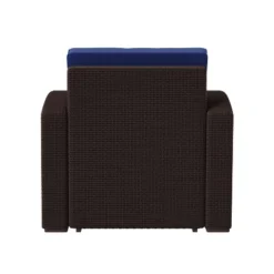 Flash Furniture Seneca Faux Rattan Chair With All-Weather Cushion -Flash Furniture Sales Store GUEST af1aa07e 8589 4a85 bee6 ea1deccdb3d6