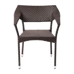 Flash Furniture Jace Set Of 2 Commercial Grade Stacking Patio Chairs, All Weather PE Rattan Wicker Patio Dining Chairs -Flash Furniture Sales Store GUEST b0cb7762 4bf3 42d5 b610 58f187c3be3e