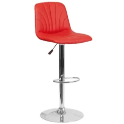 Flash Furniture Contemporary Vinyl Adjustable Height Barstool With Embellished Stitch Design And Chrome Base 23 Flash Furniture Contemporary Vinyl Adjustable Height Barstool With Embellished Stitch Design And Chrome Base -Flash Furniture Sales Store GUEST b118b142 452d 4ee2 b92f 70b941568f7b
