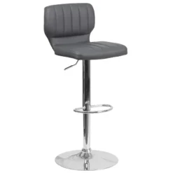 Flash Furniture Contemporary Vinyl Adjustable Height Barstool With Vertical Stitch Back And Chrome Base -Flash Furniture Sales Store GUEST b1fb3af1 3ff2 4473 9ffe a17967d890e4