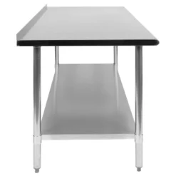 Flash Furniture Stainless Steel 18 Gauge Prep And Work Table With 1.5" Backsplash And Undershelf, NSF -Flash Furniture Sales Store GUEST b21814c9 52f0 4f06 a110 5618cedd78f6