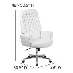 Flash Furniture High Back Traditional Tufted LeatherSoft Executive Swivel Office Chair With Silver Welt Arms -Flash Furniture Sales Store GUEST b244fad5 2c90 469e aa47 d155b7424672