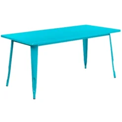 Flash Furniture Commercial Grade 31.5" X 63" Rectangular Metal Indoor-Outdoor Table 26 Flash Furniture Commercial Grade 31.5" X 63" Rectangular Metal Indoor-Outdoor Table -Flash Furniture Sales Store GUEST b26c1e5e ca03 46aa b923 ae49e11e17ee