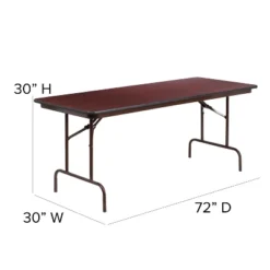 Flash Furniture 6-Foot High Pressure Mahogany Laminate Folding Banquet Table -Flash Furniture Sales Store GUEST b42b886c d8fd 4d20 a3b9 63e7b1946f0d