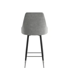 Flash Furniture Commercial Gray LeatherSoft Counter Height Stools With Chrome Accents - 2 Pack -Flash Furniture Sales Store GUEST b4df80db d74e 432d 9bb6 18bc7265a5bb