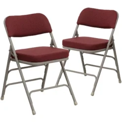 Flash Furniture 2 Pack HERCULES Series Premium Curved Triple Braced & Double Hinged Fabric Upholstered Metal Folding Chair -Flash Furniture Sales Store GUEST b541b79e e5c6 4ec0 aa73 f4707dedac67