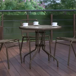 Flash Furniture Bellamy 31.5'' Round Tempered Glass Metal Table 13 Flash Furniture Bellamy 31.5'' Round Tempered Glass Metal Table -Flash Furniture Sales Store GUEST b59c688c 04b5 40b2 aa69 2442a3d875f8