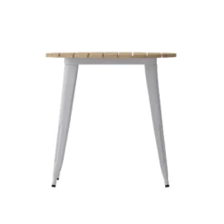 Flash Furniture Declan Commercial Grade Indoor/Outdoor Dining Table, 30" Round All Weather Poly Resin Top With Steel Base -Flash Furniture Sales Store GUEST b5fc2e26 5e11 4e2e b736 867590ac3edd