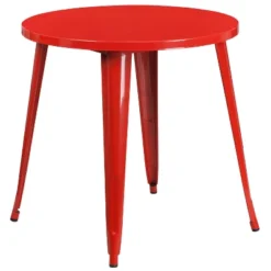Flash Furniture Commercial Grade 30" Round Metal Indoor-Outdoor Table -Flash Furniture Sales Store GUEST b6155f0f 1281 43bd 9a6e b34e7f10f2b2
