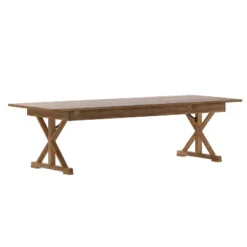 Flash Furniture HERCULES 9' X 40" Rectangular Solid Pine Folding Farm Table With X Legs -Flash Furniture Sales Store GUEST b6ba010f d14e 49cd 97ad 7d515044a8e9