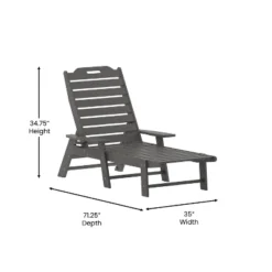 Flash Furniture Monterey Set Of 2 Adjustable Adirondack Loungers With Cup Holders- All-Weather Indoor/Outdoor HDPE Lounge Chairs -Flash Furniture Sales Store GUEST b81f547a 4fc2 4262 bc25 6f3c94935625